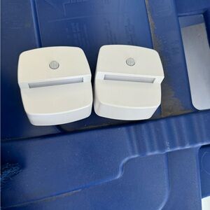 BH&G 3.15" White Square LED Night Light, Daylight, D2D Sensing, High-Low Mode Ac